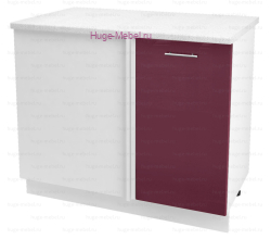 Шкаф кухонный угловой нижний 1000 Ксения (бордо)