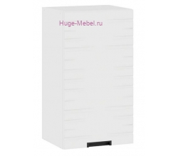 Кухонный шкаф верхний навесной 400 Сахара (белый с фрезеровкой)