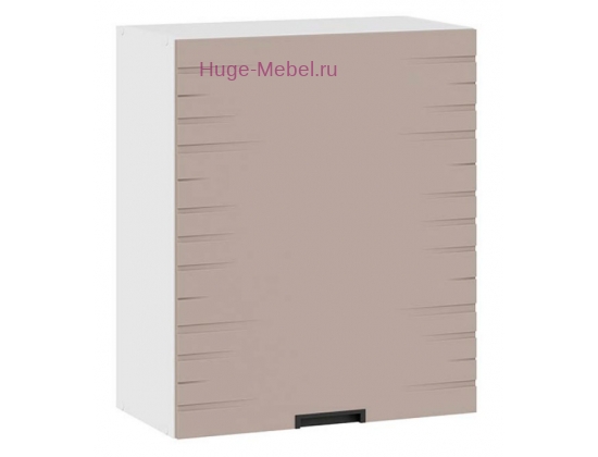 Кухонный шкаф верхний навесной 600 Сахара Ф105 (латте с фрезеровкой)