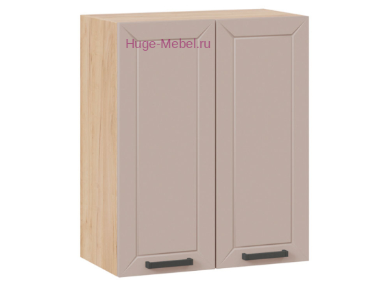 Кухонный шкаф верхний навесной 600 Альфа (латте) корпус крафт