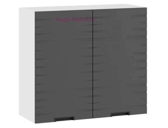 Кухонный шкаф верхний навесной 800 Сахара (вулкан с фрезеровкой)