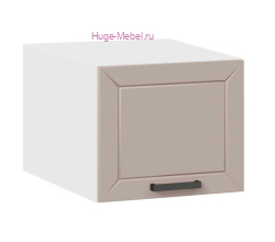 Антресольный кухонный шкаф верхний 400 Альфа (латте)