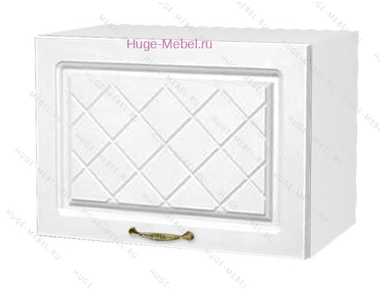 Антресольный кухонный шкаф верхний 500 Модена (дуб белый)