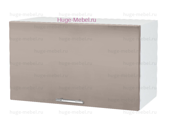 Горизонтальный кухонный шкаф верхний 600 Ксения (кофе с молоком)