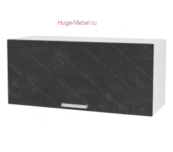 Антресольный кухонный шкаф верхний 800 Бетон (бетон черный)