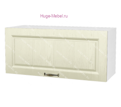 Антресольный кухонный шкаф верхний 800 Мария (крем)