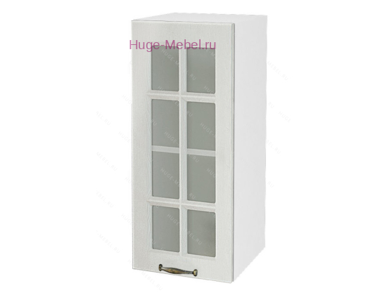 Кухонный шкаф верхний со стеклом 300 Мария (белый)