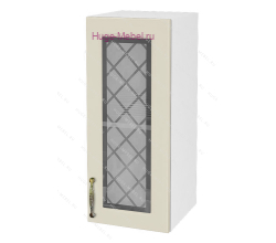 Кухонный шкаф верхний со стеклом 300 Модена (дуб ваниль)