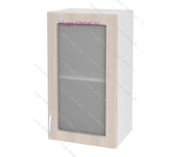 Кухонный шкаф верхний со стеклом 450 Дина (шимо светлый)