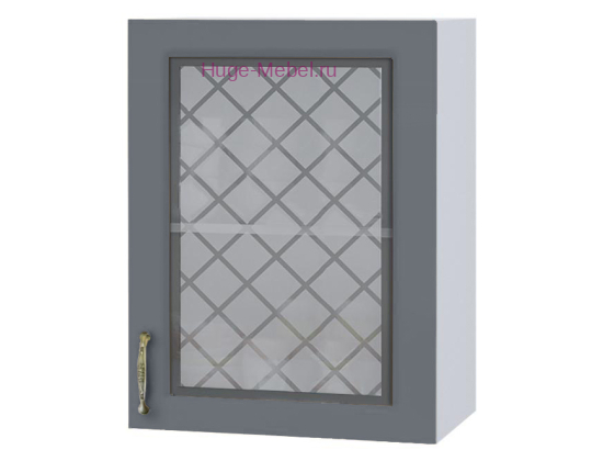 Кухонный шкаф верхний со стеклом 500 Модена (дуб серый)