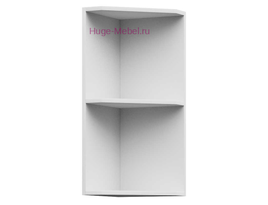 Кухонная торцевая полка верхняя 300 без фасада (белый)