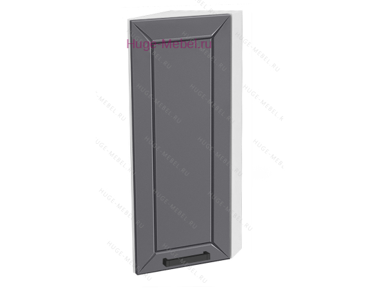 Торцевой шкаф кухонный верхний подвесной 300 Альфа (вулкан)