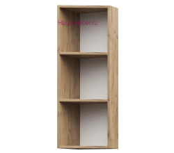 Корпус верхнего торцевого кухонного шкафа 300х920 (дуб крафт)