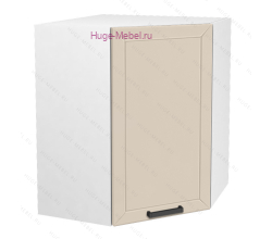 Угловой кухонный шкаф верхний 600 Альфа (брюле)