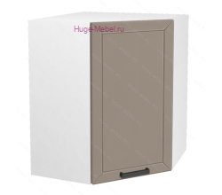 Угловой кухонный шкаф верхний 600 Альфа (латте)