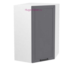 Угловой кухонный шкаф верхний высокий 600 Альфа (вулкан)