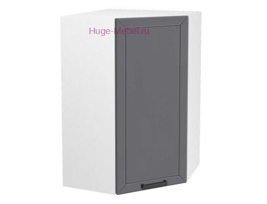 Угловой кухонный шкаф верхний высокий 600 Альфа (вулкан)