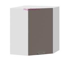 Угловой кухонный шкаф верхний 600 Катрин (муссон)