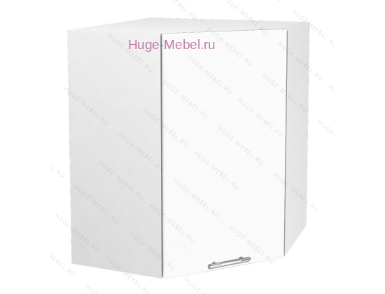 Угловой кухонный шкаф верхний 600 Ксения (белый)