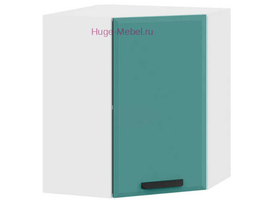 Угловой кухонный шкаф верхний 550 Призма (бриз супермат)