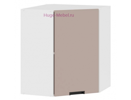 Угловой кухонный шкаф верхний 600 Сахара (латте)