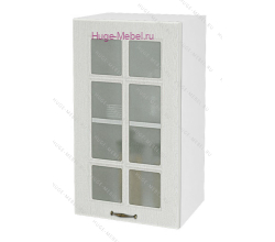 Кухонный шкаф верхний со стеклом 400 Мария (белый)