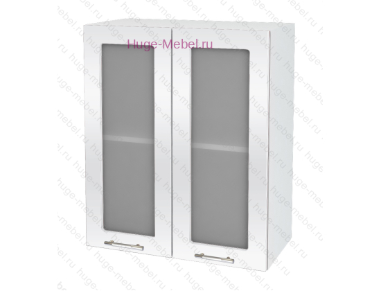 Кухонный шкаф верхний со стеклом 600 Ксения (белый)