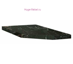 Столешница левая для торцевой полки 300 мм Мраморный берег, 38 мм
