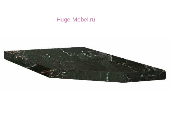 Столешница левая для торцевой полки 300 мм Мраморный берег