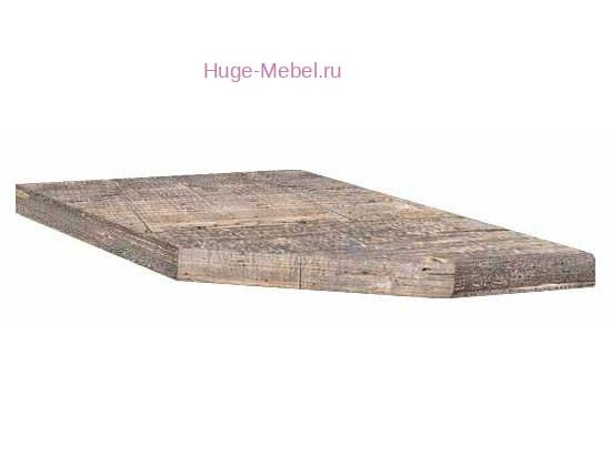 Столешница левая для торцевой полки 300 мм Олдвуд