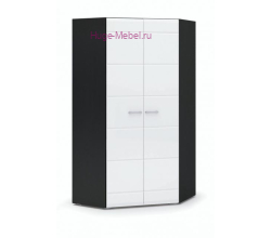 Угловой шкаф 2-х створчатый "Вегас белый"