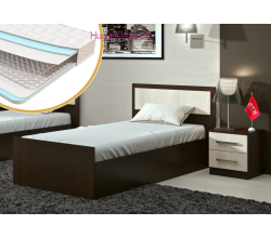 Кровать с матрасом Фиеста 90х200