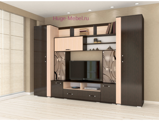 Гостиная "Оскар-18 К2 венге"