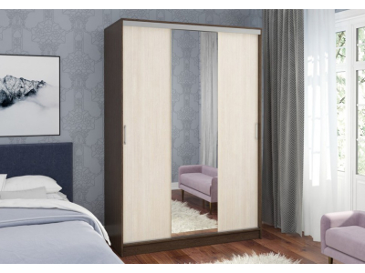 Шкаф-купе "Альянс 1.5 Венге/Дуб"