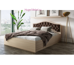 Двуспальная кровать "Дели шоколад" с ламелями