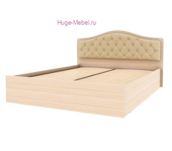 Двуспальная кровать "Дели карамель" с ламелями