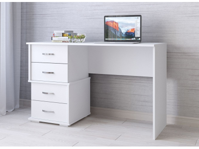 Стол письменный "Сити-2 белый" Стол письменный "Сити-2 белый"