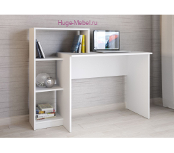 Стол компьютерный "Квартет-2 белый"