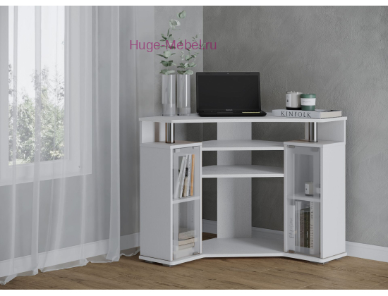 Угловая тумба ТВ 044 2у белая