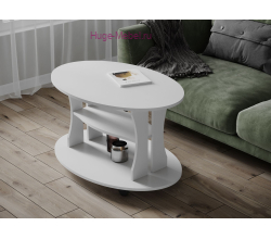 Стол журнальный "Консул-1 белый"