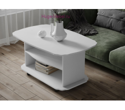 Стол журнальный "Консул-2 белый"