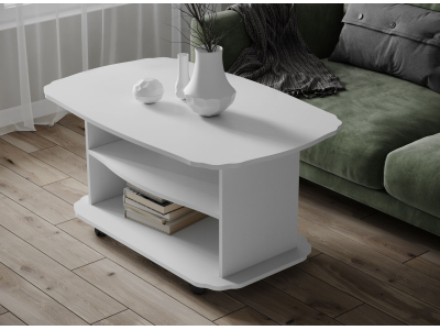 Стол журнальный "Консул-2 белый"