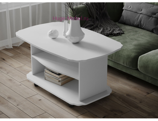Стол журнальный "Консул-2 белый"