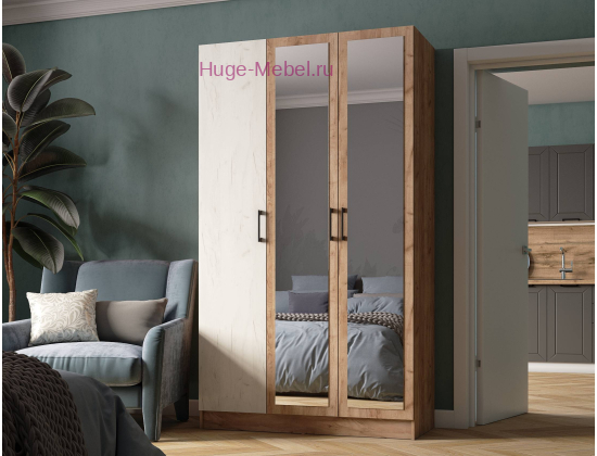 Шкаф 120 см "Вегас" крафт