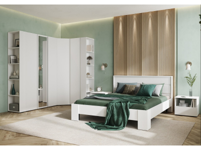 Белый спальный гарнитур "Хелен" К2