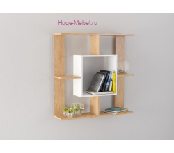 Полка навесная ПН-1 гикори/белый