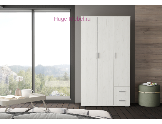 Шкаф "Нельсон-1" крафт белый