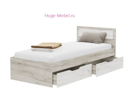 Кровать с ящиками 80х200 "Гармония КР 607 крафт"