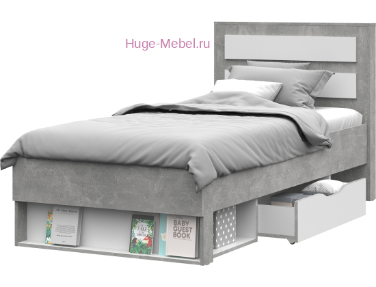 Кровать односпальная "Денвер КР-01"