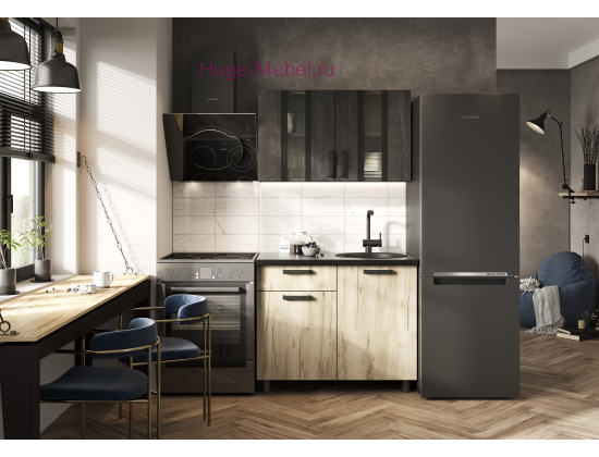 Готовая кухня "Эдинбург" 1 метр